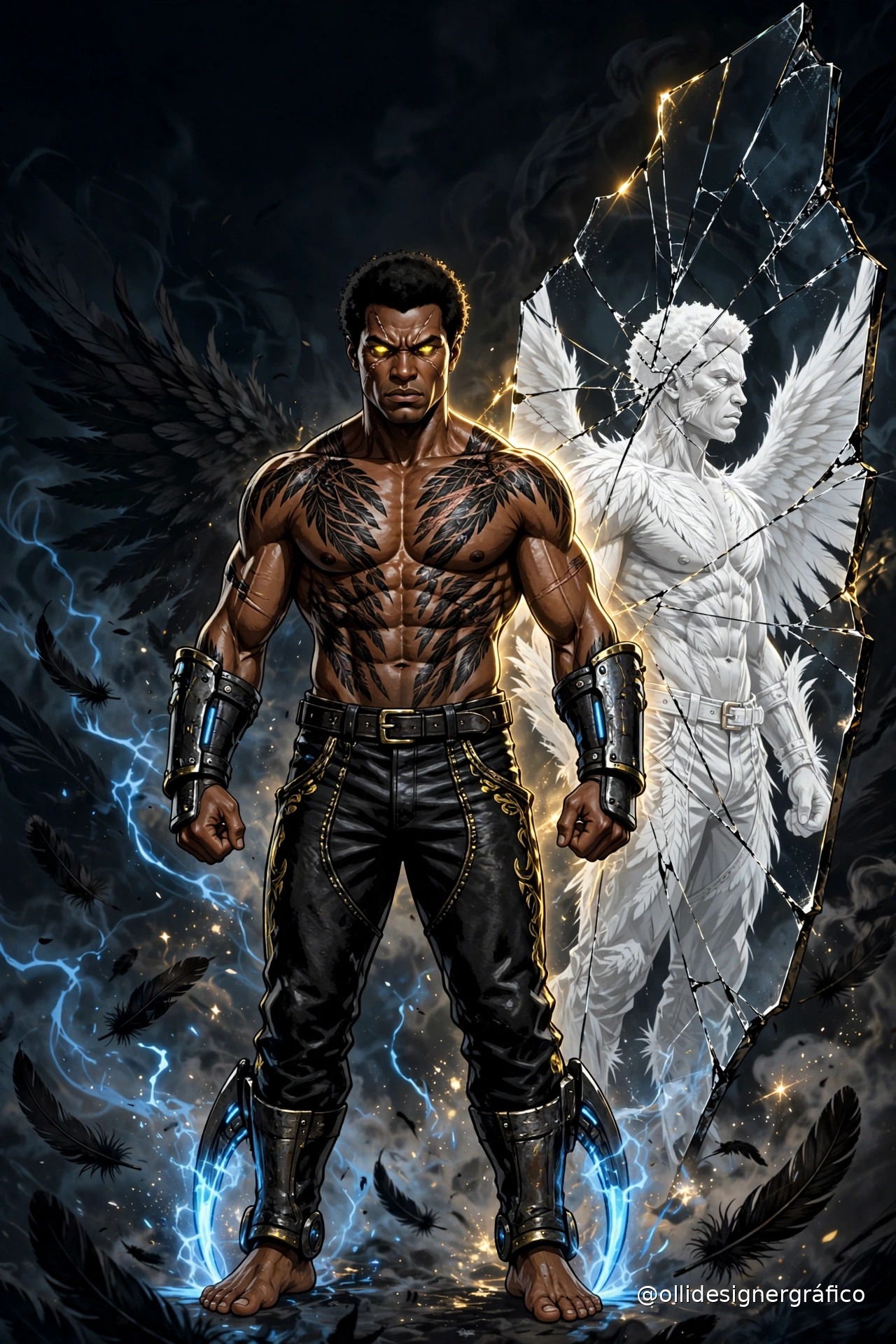 Capa de Penas Negras
