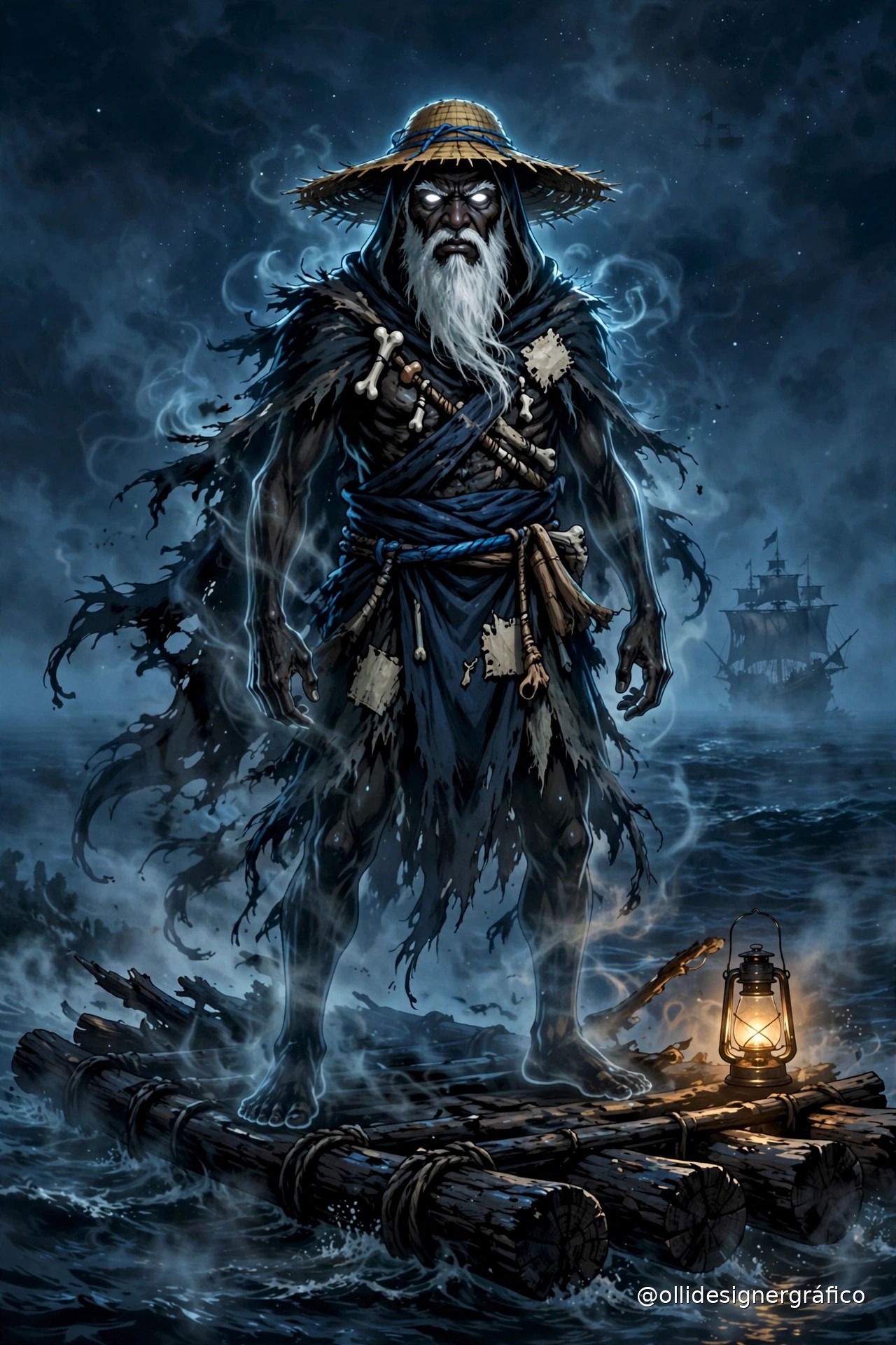 Capa de A Jangada Fantasma
