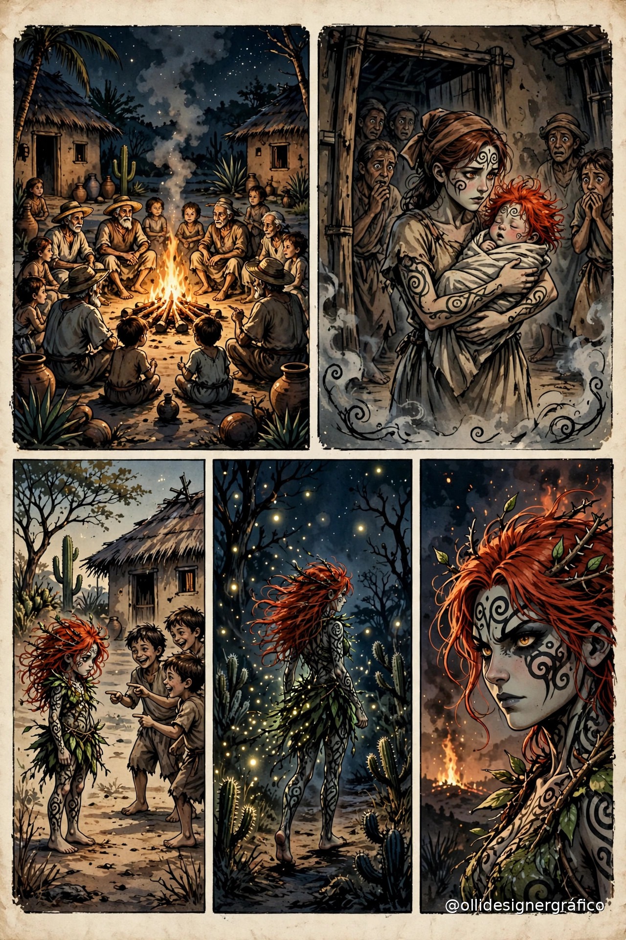 Cabelo de Fogo — página 1