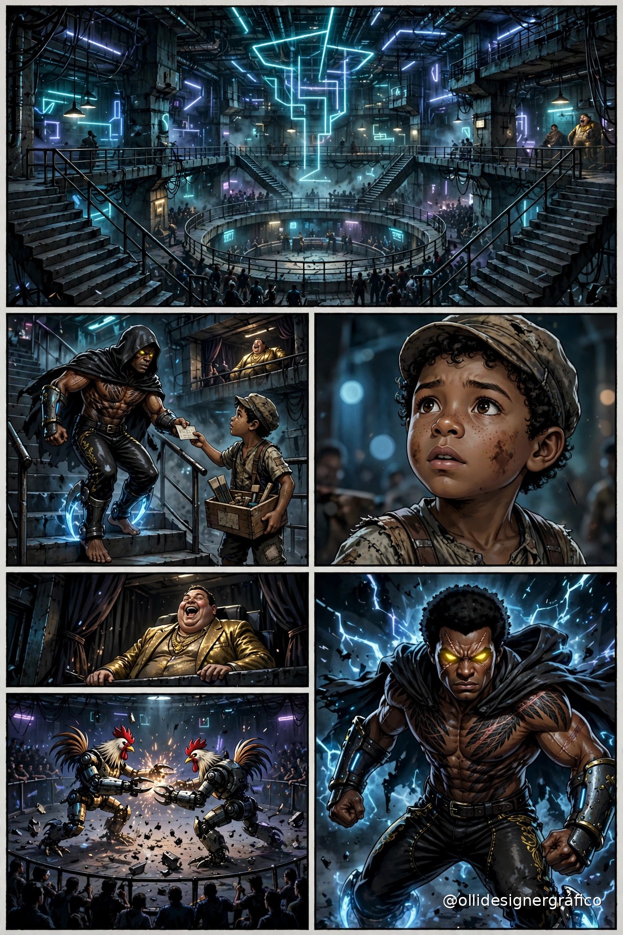 Sangue na Arena — página 1